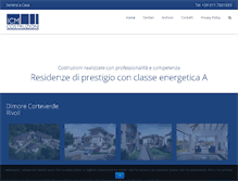 Tablet Screenshot of icmcostruzioni.net